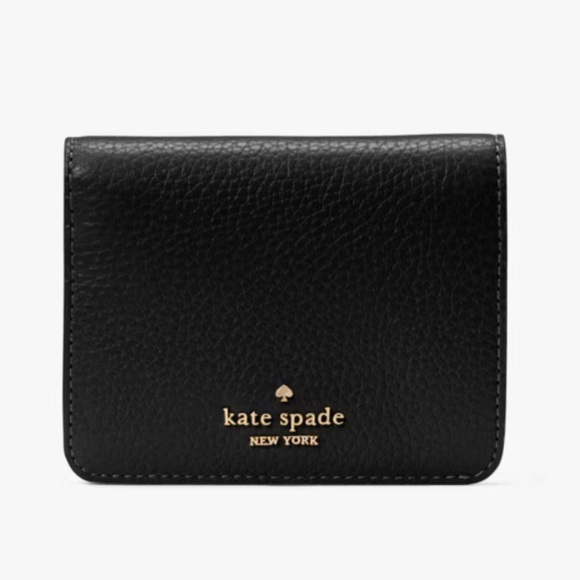 Kate Spade Lena Black Leather Small Wallet